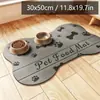 Dropshipping transfronterizo: alfombrilla para perros de tierra de diatomeas simple, antideslizante, duradera y fácil de limpiar, alfombrilla para alimentación de mascotas, se puede cortar a medida, adecuada para usar como alfombrilla de valla, en stock