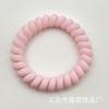 Tocado coreano transfronterizo, novedad de verano, color primavera, pequeño, fresco, línea telefónica, anillo para el cabello, accesorios para el cabello simples, de alta elasticidad y sin costuras