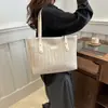 Bolso Tote de Paja Tejida de Verano de Gran Capacidad 2025 Nuevo Estilo Japonés Simple Pequeño Fresco Bolso Tejido Bolso de Hombro para Estudiante Universitario