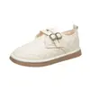 Zapatos de Algodón Cálidos con Forro de Felpa para Mujer 2026 Nuevos Mocasines de Invierno con Suela Suave Mocasines Planos Antideslizantes