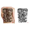 Tatuaje Temporal de Hierbas para Mitad de Espalda Pegatina Dragón Geisha Chhao Yun Pegatina de Tatuaje para Espalda Pegatina de Tatuaje Semi-Permanente de Jugo para Espalda