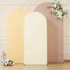 Cubierta de Tela para Arco de Boda de Tres Piezas Transfronteriza Decoración de Fondo Set de Montaje para Fiesta de Cumpleaños Forma de Cubierta de Tela Semicircular