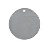 Individual de silicona redondo tipo panal, tapete antiquemaduras, antideslizante, aislante para ollas, tapete de mesa de silicona, fácil de limpiar, resistente a altas temperaturas al por mayor