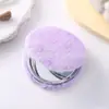 Série de Espelhos de Maquiagem Portáteis Dobráveis de Lado Duplo em Formato de Coração, Espelhos Dobráveis em Formato de Coração, Espelhos de Maquiagem de Bolso, Espelhos de Mesa