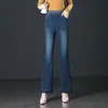 Pantalona Skinny Slimming Elástica de Cintura Alta com Strass para Primavera/Outono, Cruzada, Confortável para o Dia a Dia