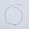 Tobillera con Colgante de Borla de Cuentas de Semilla de Colores, Pulsera y Tobillera para Mujer Estilo Cadena Dorada de Cuentas de Semilla Hechas a Mano, Suministro Transfronterizo, Moderna