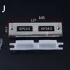 Cerradura de Pestillo Grueso de Acero Inoxidable Hecha a Medida, Accesorios para Cerradura de Puerta, Placa Guía del Cuerpo de la Cerradura, Placa de Pestillo Extendida para Puertas de Madera, Placa Tope