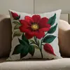 Funda de cojín con flor bordada temu serie flor de primavera funda de almohada para sofá hogar dormitorio