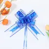 Nuevo 70# grande gasa de nieve estampado patrón de amor flor de mano decoración de coche de boda flor embalaje de regalo flor