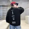 Sudadera de manga larga con cuello redondo y estampado de letras para niño, nueva tendencia 2026, Otoño Casual Elegante Moda