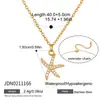 Collar de Acero de Titanio Jieding Lujo Ligero Nicho Joyería Oceánica Set de Aretes de Acero Inoxidable Accesorios Estilo Vacaciones Pulsera Apilamiento