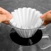 Papel Filtro para Bolo para Café Coado à Mão, Papel Filtro Gotejador, Copo Filtro Origami, Ondulado 155185 Ferramenta para Coar à Mão