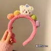 Diadema de felpa de dibujos animados para mujer, nuevo estilo otoño/invierno 2026, diseñada para lavarse la cara, linda y antideslizante, pinza para el pelo y accesorio para el pelo para niños