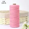 Corda de Fio de Algodão Colorido para Artesanato DIY Feito à Mão, Estrutura de Escalada para Gatos, Decoração de Corda de Algodão Tecida à Mão, 2mm 100m
