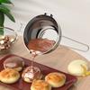 Cuenco de acero inoxidable 304 para derretir chocolate, utensilios de repostería para el hogar, para calentar queso y mantequilla, resistente al agua.