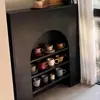 Aparador francés estilo crema fondo vivo gabinete decorativo gabinete de sala de estar entrada gabinete lateral de sofá gabinete de exhibición chimenea