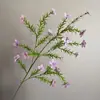 Casamento flor artificial planta verde buquê de pequena flor silvestre Qilixiang flor falsa flor guia de caminho de casamento decoração de fundo flor de seda arte floral
