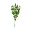 Plantas Artificiales, Vegetación, Arreglos Florales, Césped Decorativo, Césped Artificial de Plástico, Menta de 5 Ramas, Paisajismo de Ingeniería, Flores y Plantas Artificiales Decorativas