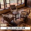 Juego de Mesa y Sillas de Ocio para Balcón, Una Mesa y Dos Sillas, Juego de Tres Piezas, Sillón Individual Pequeño, Silla Perezosa, Adecuado para Casas de Huéspedes y Hoteles