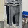 Pantalones Casuales Nuevos de Otoño 2026 para Niños, Estilo Universitario para Niñas, Pantalones de Vestir Rectos Ajustados para Niños y Niñas con Estampado Tb