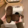 Mocasines brogue estilo británico retro para mujer, nuevo modelo otoño 2026, mocasines con hebilla de suela gruesa, zapatos que aumentan la altura