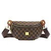 2025 Nova Bolsa Estampada Moda Retrô Feminina Casual Bolsa de Peito Feminina Casual Mais Fácil de Combinar Bolsa Tiracolo de Ombro Larga