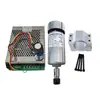 Kit de Motor de Husillo 48V CC 300W ER11 ER16 12000 RPM Motor de Alta Velocidad Accesorios para Grabadora