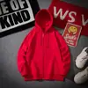 Moletom Cardigan Masculino com Capuz, Zíper, Tamanho Extra Grande, Forrado com Fleece, Espessado, Modelagem Solta, Jaqueta Casual Esportiva, Novo Estilo de Inverno