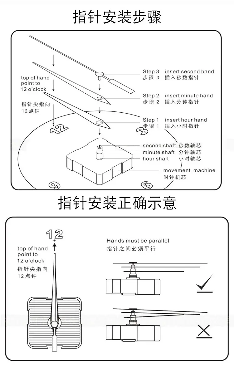 指针安装步骤