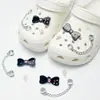 2026 Moda Nuevo Versátil Zueco de Oso con Cuentas Accesorios para Zapatos DIY Dijes Desmontables para Zapatos Hebillas de Zapatos de Alta Gama