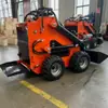 Mini carregadeira compacta, tipo bomba dupla e válvula dupla, carregadeira de rodas