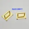 Accesorios de herrajes para bolso Kelly extragrande de platino, puente arqueado, placa base de cerradura cuadrada, candado giratorio de flecha, hebilla, tornillo, bricolaje