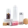 Botellas de Plástico Transparentes con Boca Ancha para Comida de Mascotas 100/120/150/200/250ml Frascos Sellados para Té de Flores y Galletas