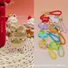 Colgante de oro Puro 999 Hello Kitty, cordón para teléfono con forma de corazón de poni serie Sanrio, regalo promocional de tienda de oro