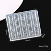 Molde de Silicona para Tallado de Uñas Nuevo Transfronterizo, Molde de Impresión para Árbol de Navidad, Campana, Hombre de Jengibre, Herramienta DIY para Uñas en Relieve