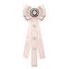 Venta directa del fabricante: Broche de Lazo de Tela con Pedrería Coreana, Pajarita Profesional para Camisa, Accesorio de Moda para Mujer, Pajarita JK