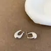 Aretes Metálicos Estilo Fiebre para Mujer, Aretes Sencillos de Personalidad Retro de Nicho de Alta Gama, Aretes de Alta Gama Estilo Coreano