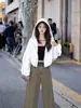Chamarra de Béisbol con Capucha para Mujer 2026 Nuevo Estilo Delgado de Otoño Estilo Popular Caliente de Este Año Sentido del Diseño Chaqueta Corta de Nicho