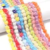Corazón de Cerámica de Colores Cuentas Sueltas para Pulsera DIY Tejido Collar Pendiente Accesorios Llavero de Teléfono Colgante Cuentas Espaciadoras