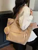 Bolso de Pana de Moda para Mujer 2026 Nuevo Modelo Bolso de Hombro Bolso Tote de Gran Capacidad Bolso de Mano Retro Bolso Casual de Axila