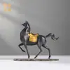 Estátua de Cavalo de Bronze Feita de Cobre Puro, Cavalo Tang Estilo Chinês, Adequada para Sala de Estar, Hall de Entrada, Cerimônia de Inauguração, Inauguração de Casa e como Presente