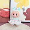 Solo ropa] la primera y segunda generación Labubu muñeco tela tela colgante correa falda sentada fiesta ángel lazo adorable