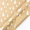 Paquete rodante de Amazon transfronterizo tamaño grande 3m Papel kraft navideño papel de regalo alce árbol de Navidad regalo