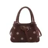 Bolsa de axila da moda estilo coreano, fofa e moderna, perfeita para o outono, simples e chique, adequada para o trabalho e o trajeto diário, uma bolsa de ombro única e estilosa para mulheres