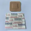 Desenho animado infantil redondo Band-Aid PE pano elástico PU transparente à prova d'água vacina band-aid oval