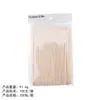 Palitos de Madeira de Laranja Ponta Dupla para Nail Art Transfronteiriça, Palitos com Pedrarias Embalados, Palitos de Madeira de Faia, Empurrador de Cutícula, Palitos de Madeira para Limpeza de Sulcos de Unha, Ferramentas para Nail Art