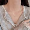 Collar Compacto de Perlas y Zirconias de Alta Gama y Sencillo para Mujer en Verano, Exquisito, Ligero y Lujoso, Versátil y Moderno, Cadena para Clavícula para Desplazamiento