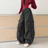 Pantalones Largos de Otoño para Niñas 2026 Nuevo Modelo Pantalones de Exterior para Niños Pantalones Cargo Casuales de Moda 100% Algodón para Niñas Mayores