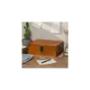 Caja de Madera con Tapa de Color Retro Caja de Madera con Cerradura para Almacenamiento en Casa Caja de Almacenamiento Organizadora para Joyería, Collares, Pendientes