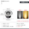 Luz de Solo Led Exterior Impermeável Embutida Refletor de Solo Ladrilho Piso Quadrado Jardim Pátio Lâmpada de Chão